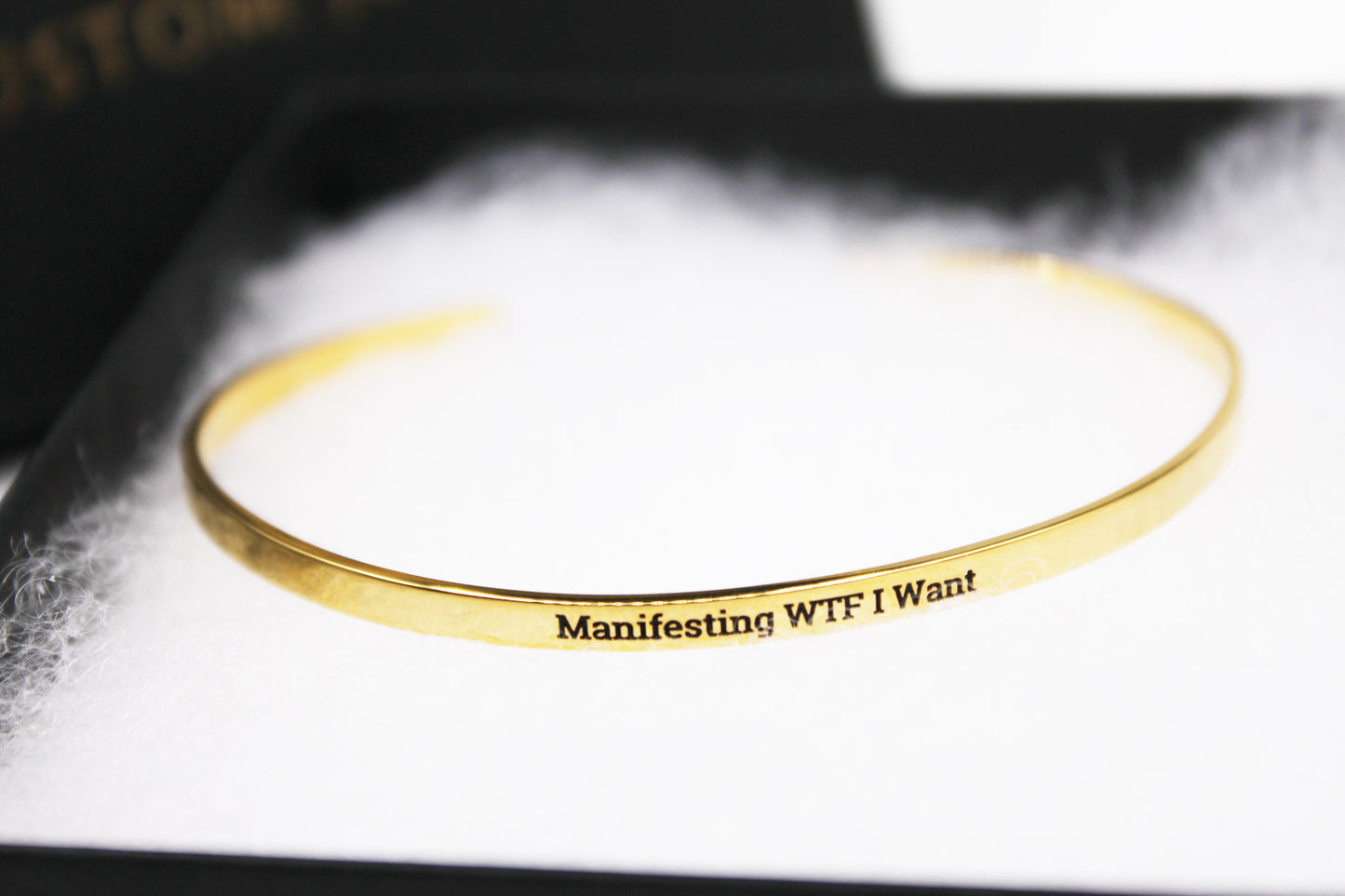 BCJ Affirmation Bangle Bracelet