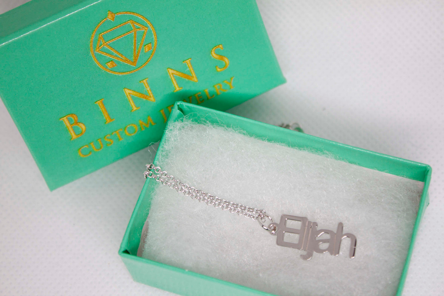 Sideways Personalized Necklace