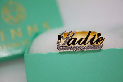 2-Tone Name Me Ring