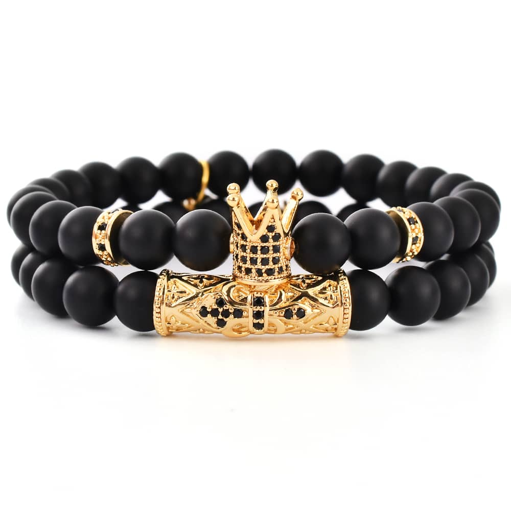 Men's Crown Me Bracelet Set